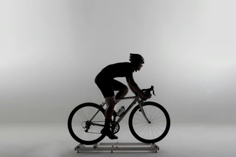 Cyclist Running -Image - Title Feel Awake Without Coffee