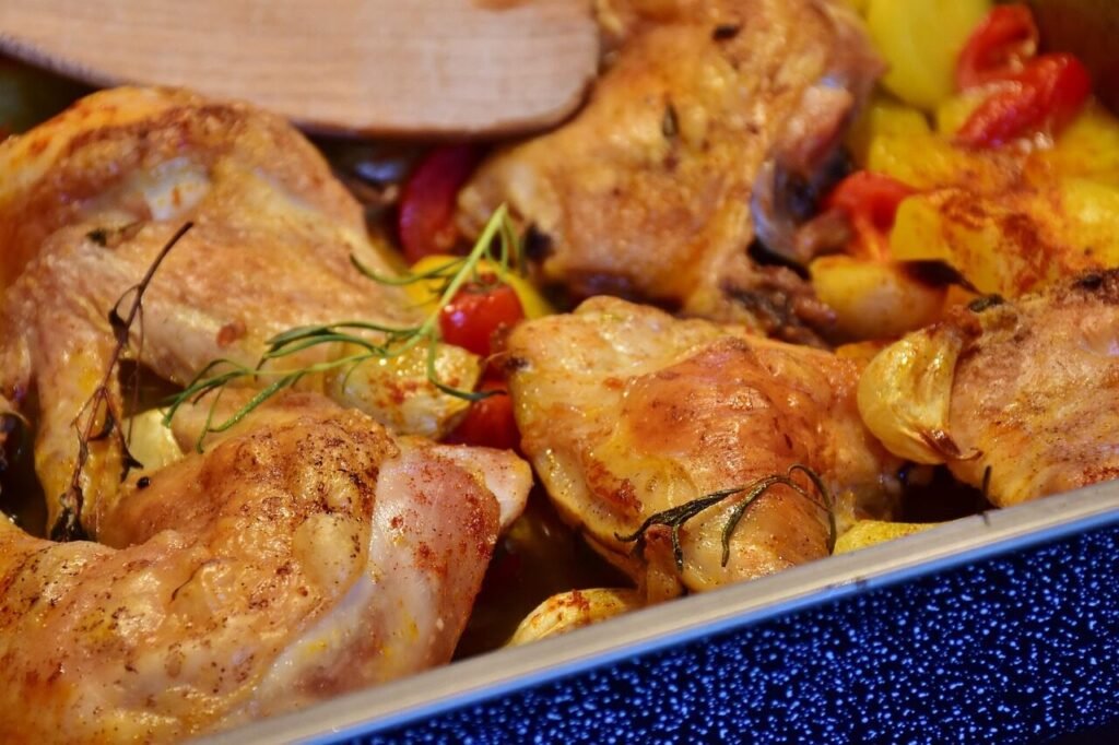 Chicken Thigh and Potato Sheet Pan