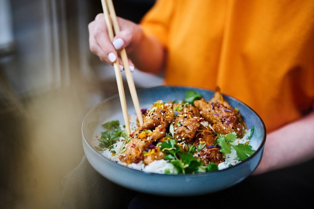 Chicken Stir-Fry with Rice